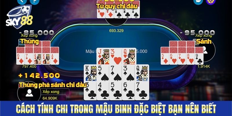 Cách tính chi trong mậu binh đặc biệt bạn nên biết