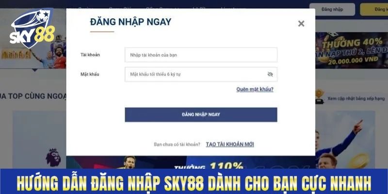 Hướng dẫn đăng nhập Sky88 dành cho bạn cực nhanh