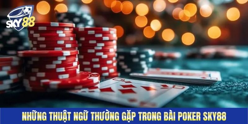 Những thuật ngữ thường gặp trong bài Poker Sky88