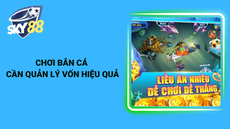 Chơi bắn cá cần quản lý vốn hiệu quả