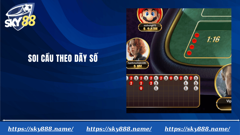 Soi cầu theo dãy số