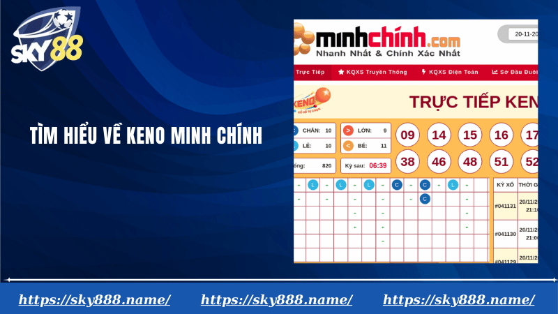 Tìm hiểu về keno Minh Chính