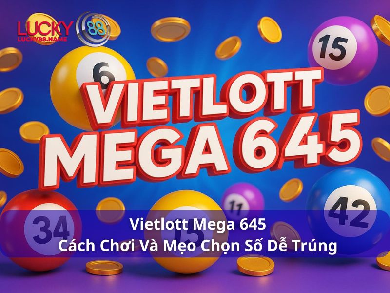 Vietlott Mega 6/45 – Cơ hội trúng jackpot đổi đời
